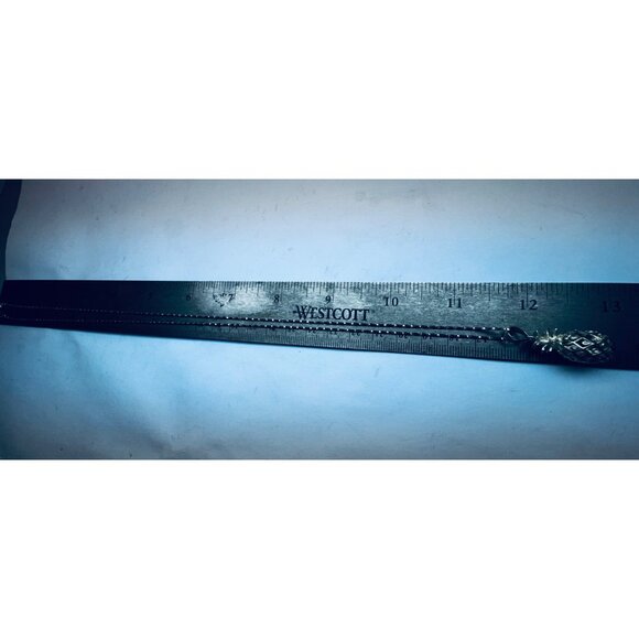 Vintage 925 Sterling Silver Pineapple Pendant Necklace Estate Jewelry 6.2g - Picture 9 of 11